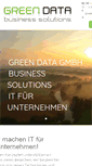 Mobile Screenshot of greendata.de