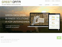 Tablet Screenshot of greendata.de